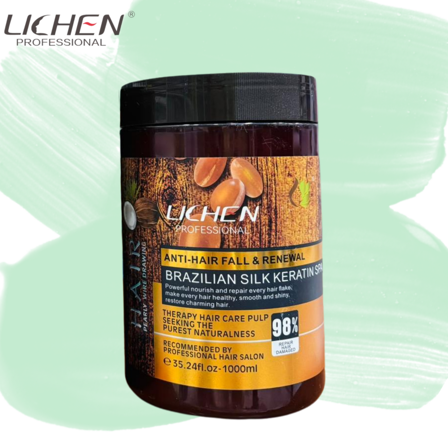 LICHEN Hair Mask (Salon & Spa Treatment) (Coconut & Argon oil)