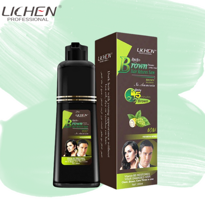 Lichen hair color shampoo (pump)