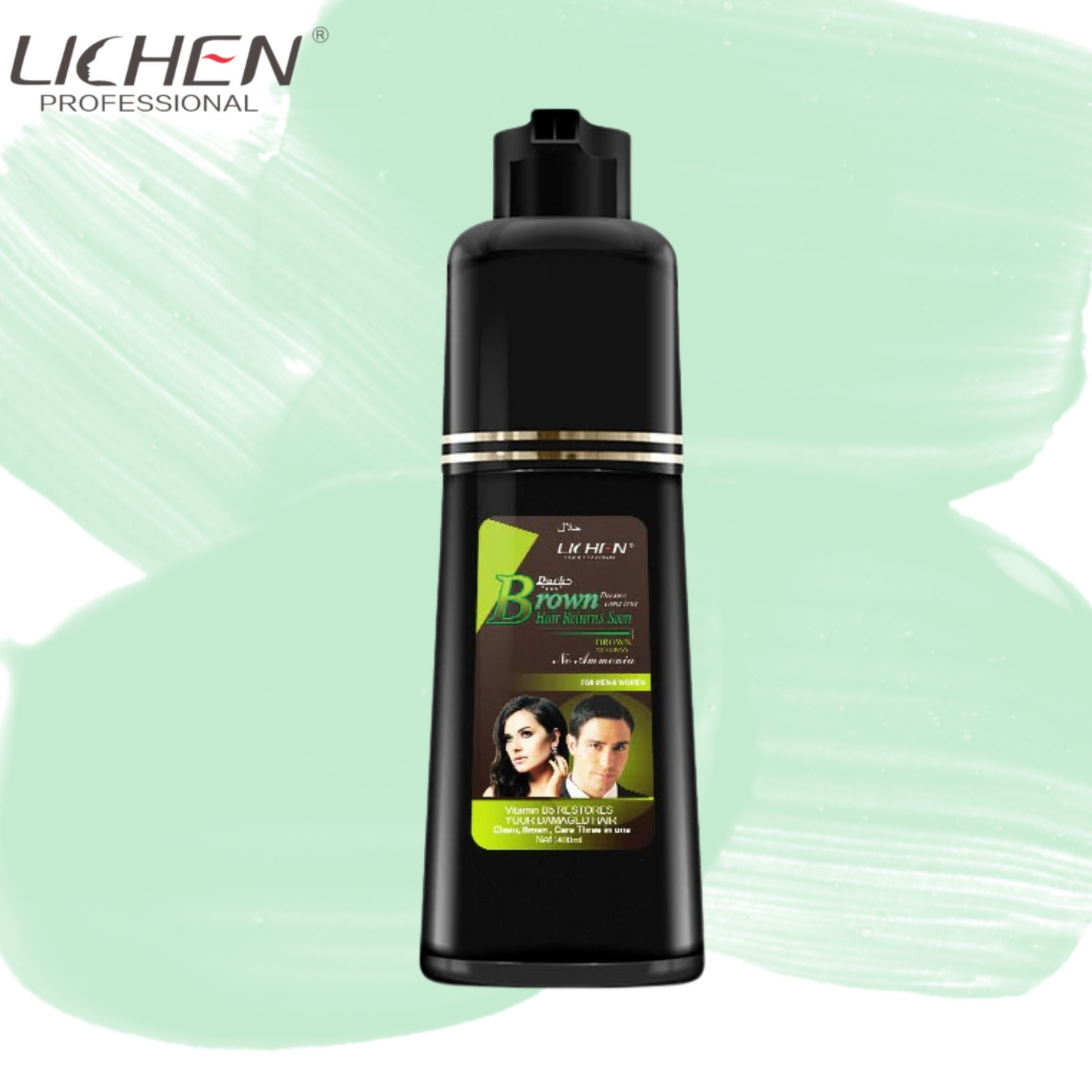 Lichen hair color shampoo (pump)