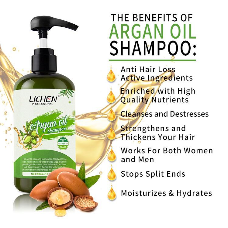 Lichen Argan Oil Shampoo | Argan Shampoo (500ml)