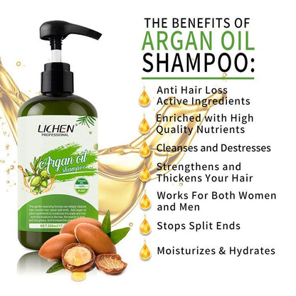 Lichen Argan Oil Shampoo | Argan Shampoo (500ml)