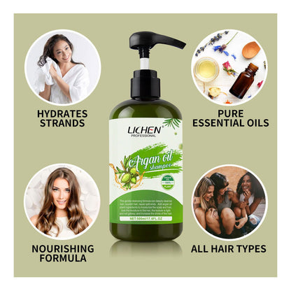 Lichen Argan Oil Shampoo | Argan Shampoo (500ml)