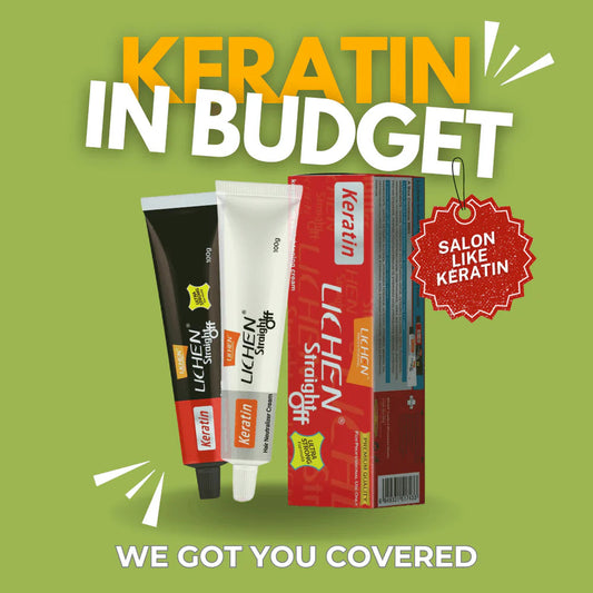 Lichen Keratin Hair Straightening Cream (Straight Off)